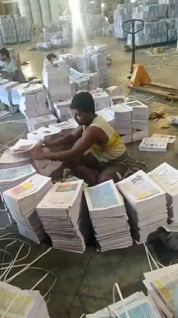 外國的造書廠,都是人工整理,缺頁都是很正常的